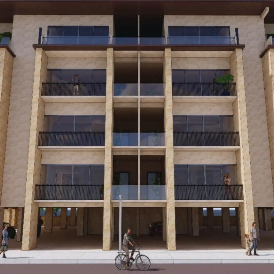 modern minimalist builder floor exterior church road