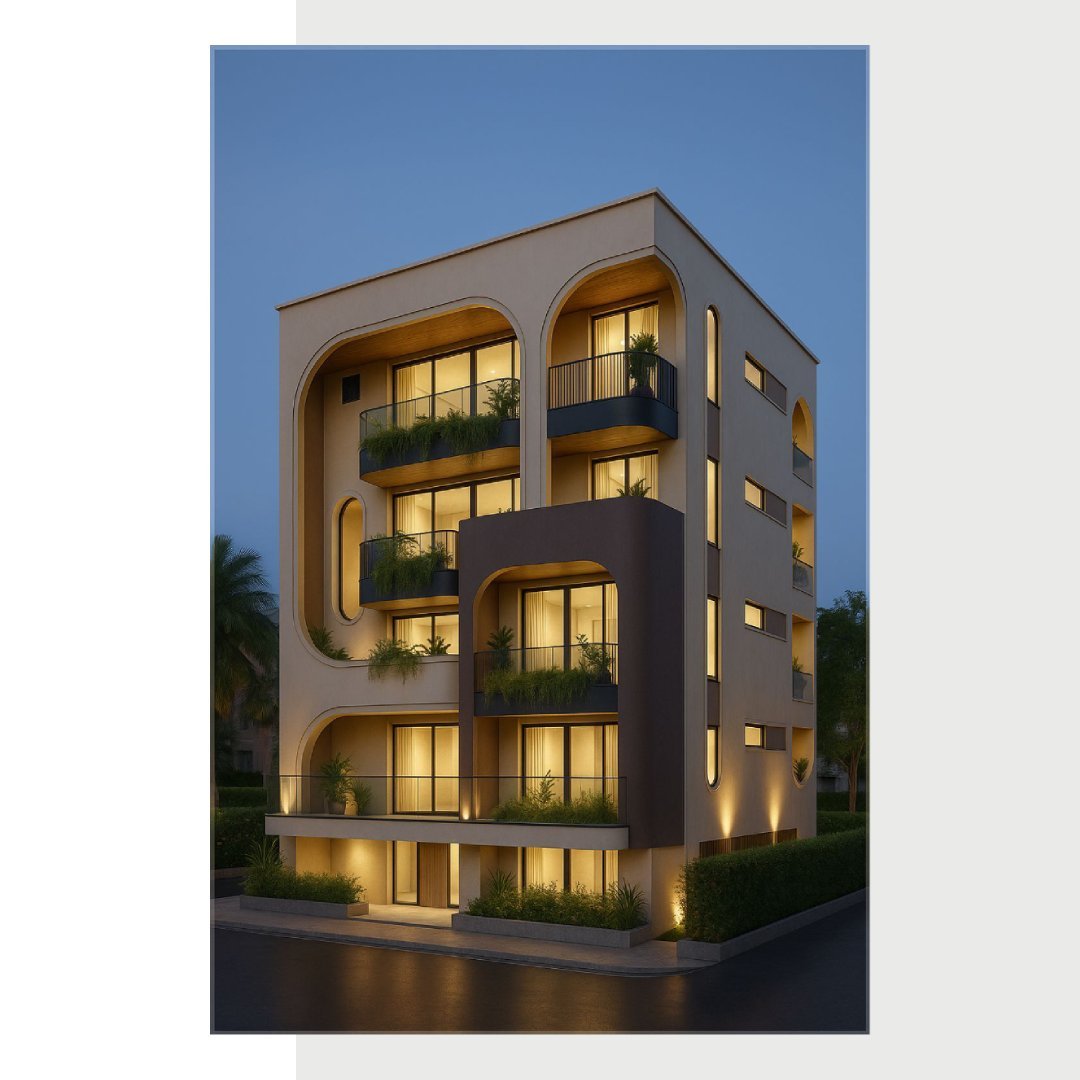 Sukoon Luxury Floors exterior view South Delhi