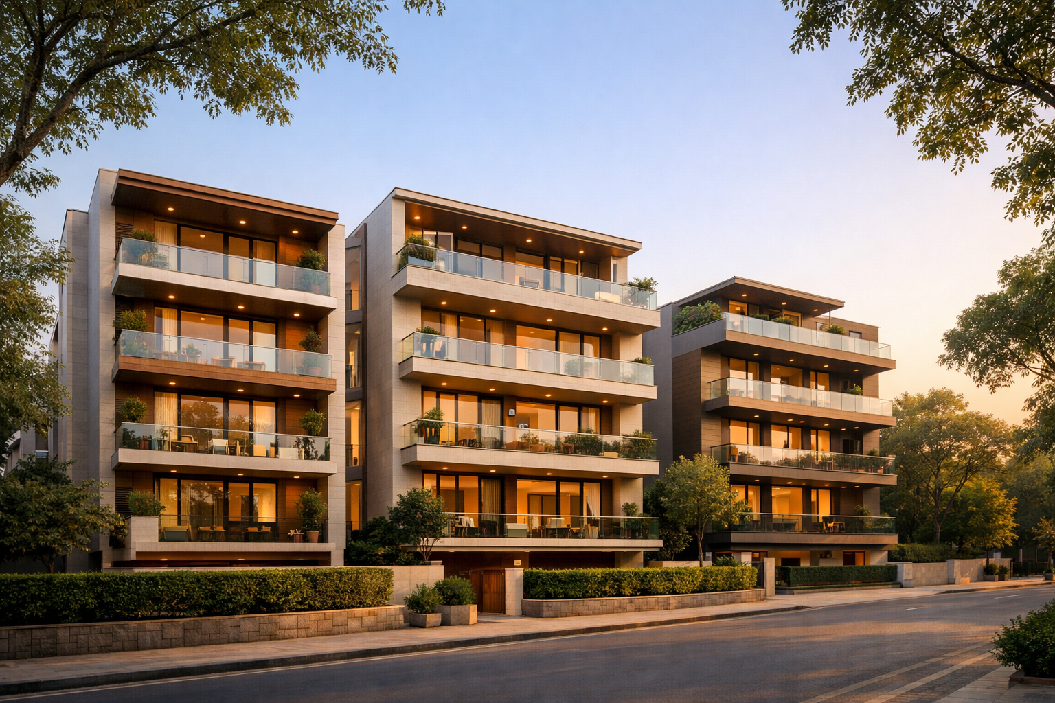 low rise living South Delhi luxury builder floor neighborhood