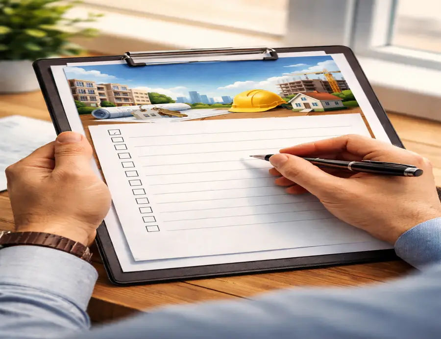 home buyer checklist for builder floor purchase