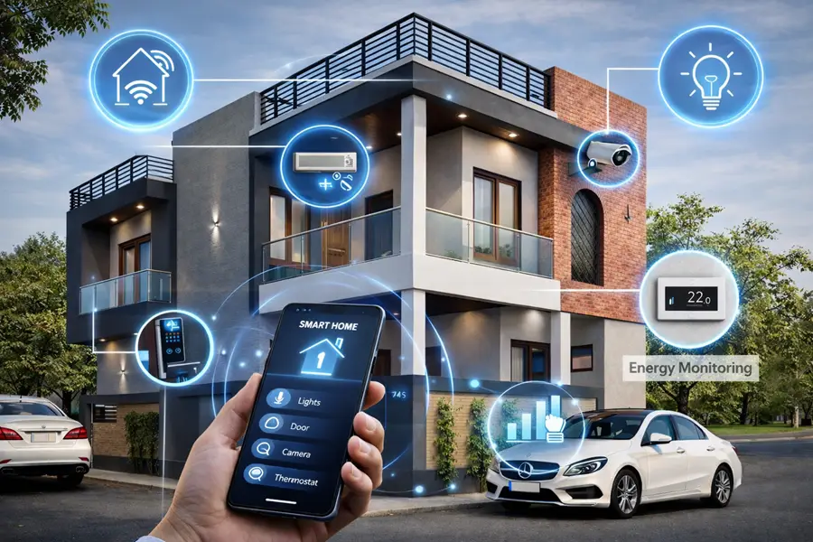 smart home automation living room